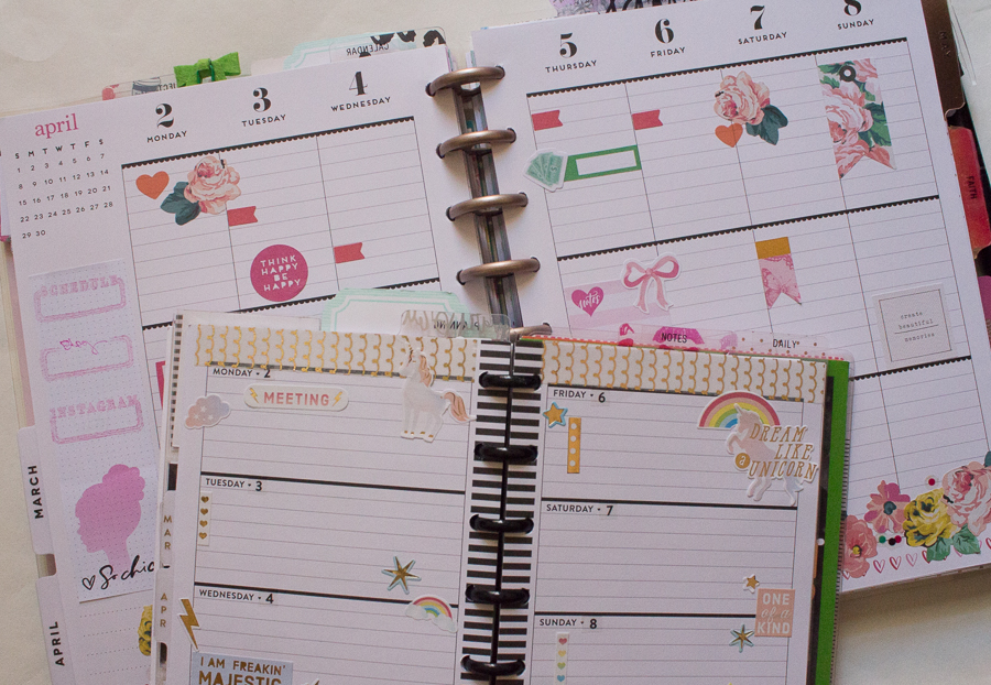 Happy Planner Weekly Spreads | April 2-8