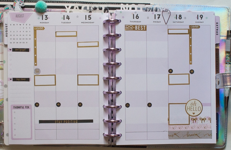 Happy Planner Weekly Spread | Created by Jen Blog