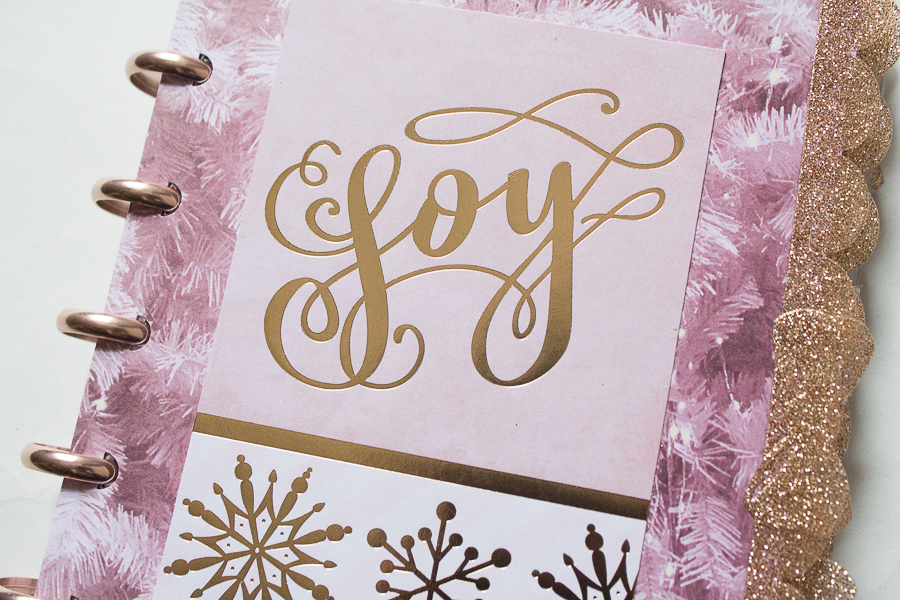 Mini Happy Planner Pink Holiday Setup | Created by Jen Blog